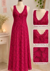 Elegant Lace Nightgown