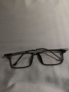 Black Rectangular Eyeglasses