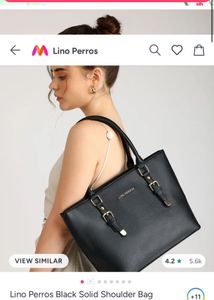 Lino Perros Black Shoulder Bag