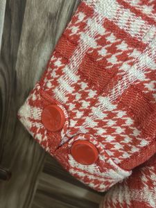 Charming Plaid Girls' Coat