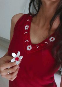Stylish Sleeveless long Kurti