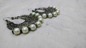 Exquisite Pearl Jhumka Earrings