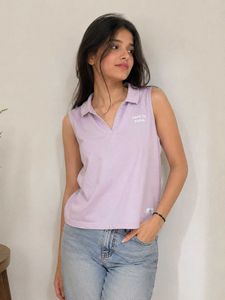 Dare To Begin Sleeveless Polo Top