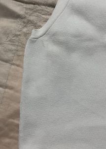 Zara Chic White Ribbed Knit Crop Top