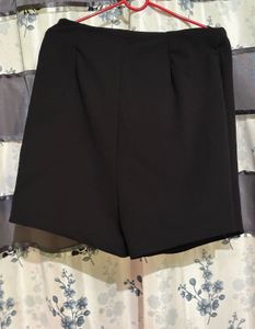 Chic Black Blazer and Skirt Set