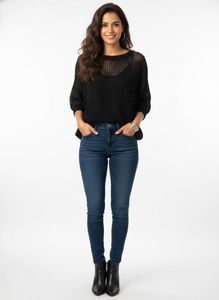 Black Knit Top