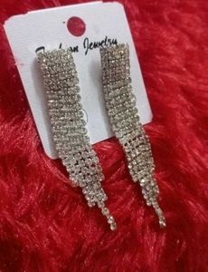Dazzling Rhinestone Drop Earrings
