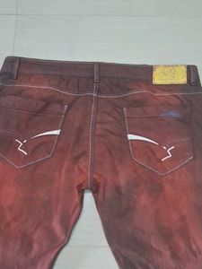 Stylish Red Wash "New Generation" Jeans of 1