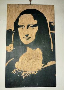 Mona Lisa Wood Wall Art