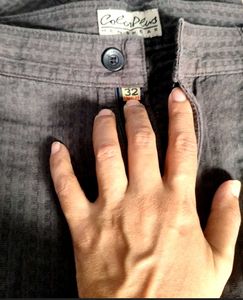 Black Stylish Striped Pant.