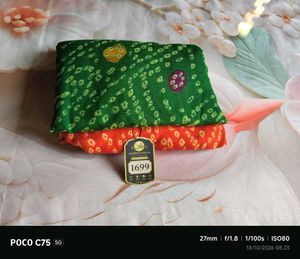 Vibrant Bandhani Saree