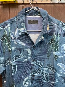 Men's Tropical Print Short Sleeve Shirt