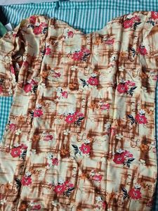 Floral Print Kurta XL