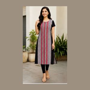 Women’s Printed Straight Kurti