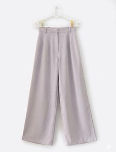 High wasted, wild leg plate, trouser, Korean style