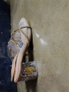 Colours Walk Ahead Glitter &amp; Clear Strap Heels - P