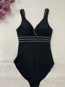 Black One-Piece Swimsuit
