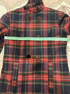 Tartan Double-Breasted Jacket