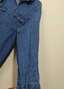 Blue Denim Shirt For 40 Bust