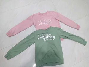 Combo Cute Graphic Print Sweatshirts🎀🌸