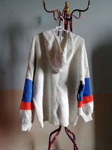 Cozy Striped Hooded Sweater