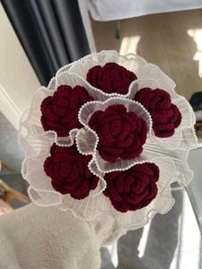 Crochet Rose Bouquet