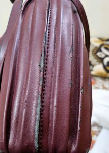 Stylish Pleated ZARA Tote Bag
