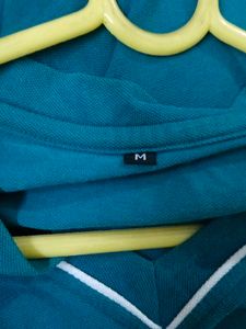 Teal V-Neck T-Shirt