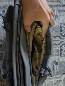 Chic Ruched Grey Handbag