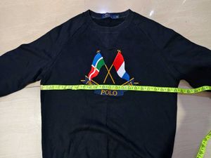Polo Ralph Lauren Cross Flags Sweatshirt Black