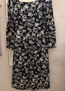 Calvin Klein Floral Print Midi Dress