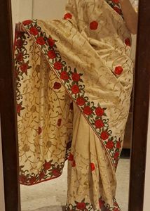 Partywear Embroidered Saree For Women