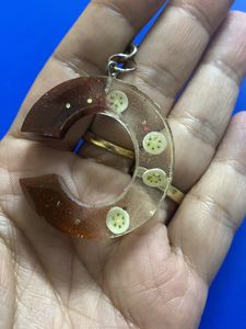 Handmade Resin C Letter  Keychain