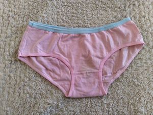 "Kawaii" face print Pink Cotton Briefs