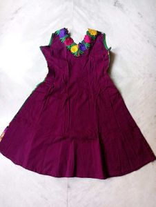 Elegant Embroidered Anarkali Suit