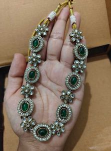 Zaveri Pearls Stone-Studded Jewellery Set