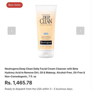 Neutrogena Deep Clean Cream Cleanser