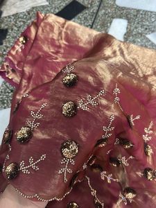 Designer Embroidered Silk Saree