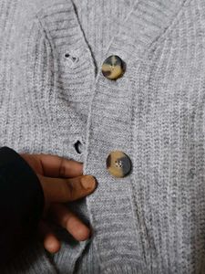 Cozy Grey Cardigan