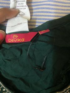 Green Designer Kurta
