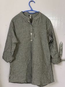 Striped Cotton Kurta
