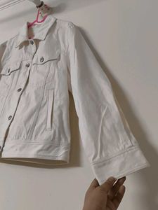 Classic White Denim Jacket