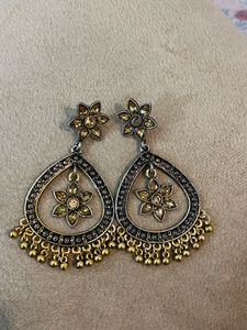 Boho Ethnic Jhumka Earrings