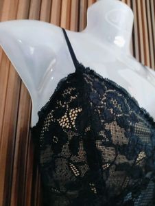 Black Lace Teddy Bodysuit