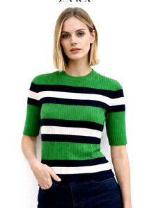 Zara Striped Knit Top