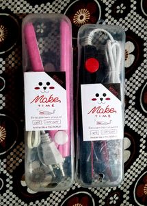 Mini Pink and Black Hair Straightener (RH)