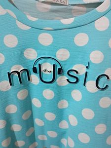Cute Polka Dot Music Tee