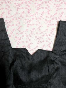 Chic Black Bow Blouse