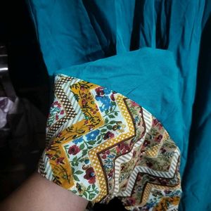 Teal Blue Ethnic gown