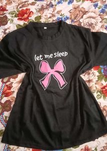 Cute "Let Me Sleep" Nightshirt